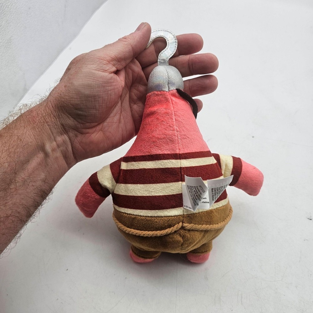 Funrise SpongeBob SquarePants Patrick Pirate Plush Stuffed Toy Small Pink Hook - Picture 2 of 5